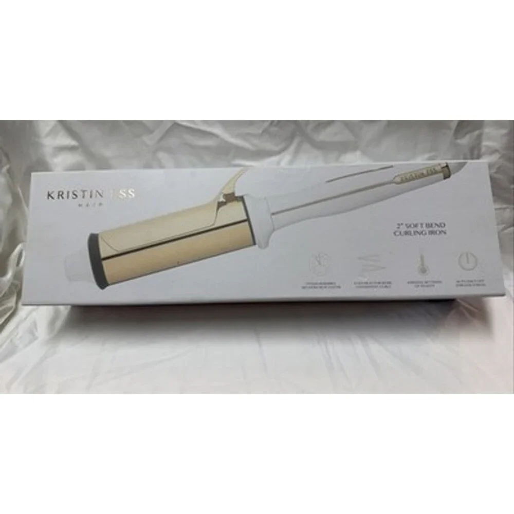 Kristin Ess Titanium Curling Iron Barrel Blowout Waves 425°F Digital Display 2
